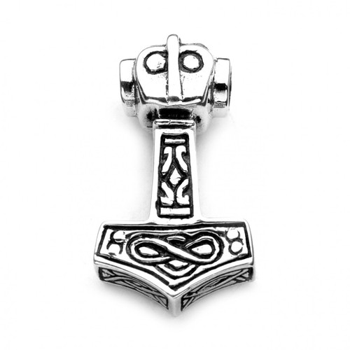 Thor's Hammer Pendant (Sterling Silver)