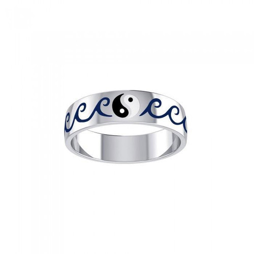 Yin Yang Ring (Sterling Silver)