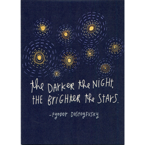 Brighter Stars Greeting Card (Sympathy)