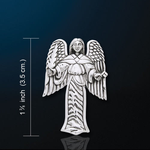 Guardian Angel Pendant (Silver Plated)