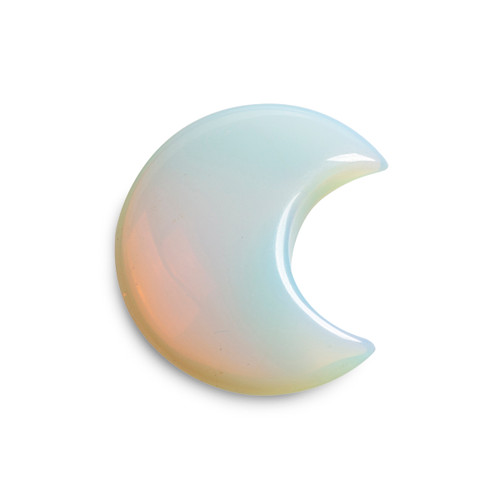 Opalite Crystal Crescent Moon