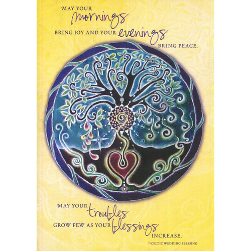 Tree Of Life Blessing Greeting Card (Wedding)