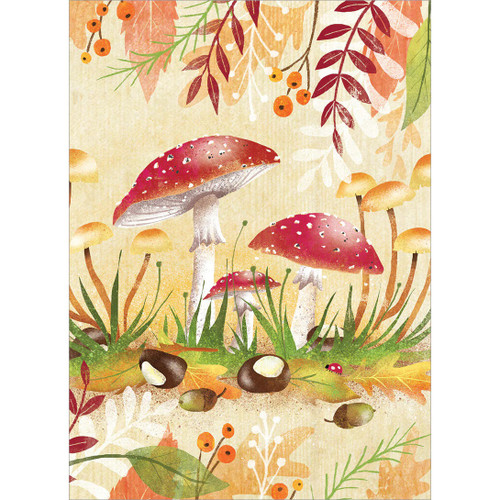 Mushroom Forest Greeting Card (All Occasions)