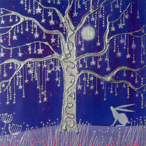 Tree of Stars Greeting Card (Blank)