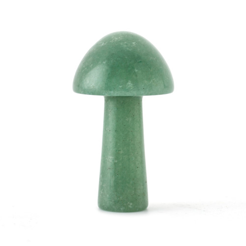 Green Aventurine Crystal Mushroom (Medium Size)