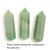 Green Aventurine Crystal Wand - 60mm long