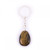 Golden Tigers Eye Teardrop Crystal Keyring