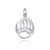 Bear Paw Charm / Pendant (Sterling Silver)