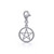 Pentacle Pentagram Clip Charm (Sterling Silver)
