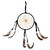 Large Black Navajo Dream Catcher (6 inch)