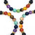 Chakra Crystal Bracelet (with Lava Beads)