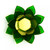 Green Lotus Flower Tea Light Holder (Heart Chakra)