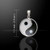 Large Yin Yang Pendant (Sterling Silver)