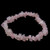 Rose Quartz Crystal Chip Bracelet