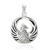 Phoenix with Enamel Pendant (Sterling Silver)