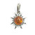 Baltic Amber Sun Pendant (Sterling Silver)