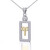 Aries Pendant with Cubic Zirconia & Chain Set (Sterling Silver)