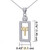 Aries Pendant with Cubic Zirconia & Chain Set (Sterling Silver)