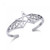 Pentacle Cuff Bracelet (Sterling Silver)