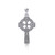 Celtic Knotwork Cross Pendant (Sterling Silver)