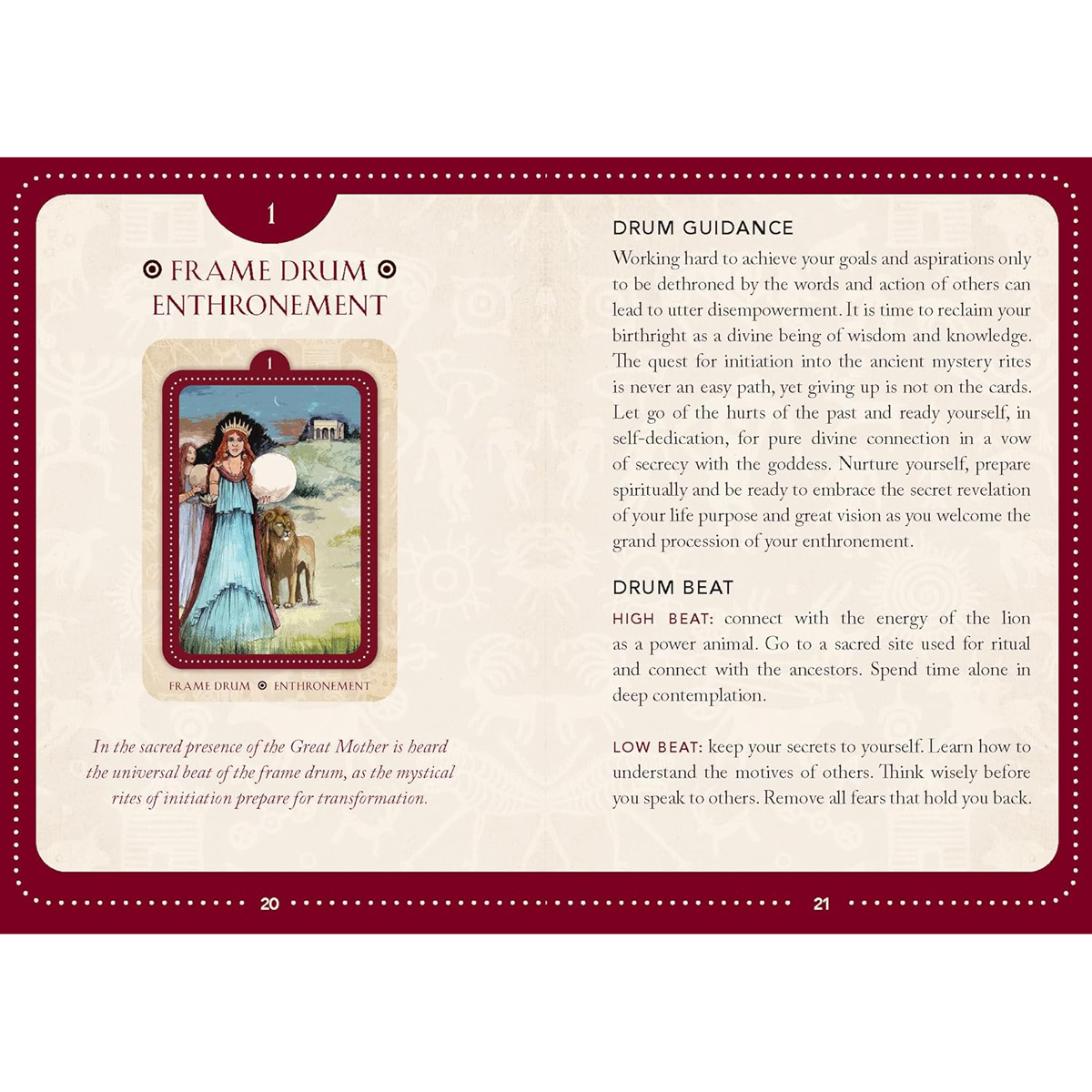 Spirit of the Drum Oracle by Barbara Meiklejohn-Free & Flavia Kate Peters