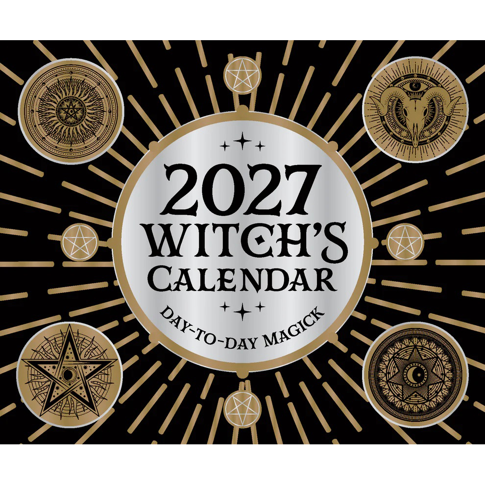 2027 Witch's Day-to-Day Magick Calendar by Flavia Kate Peters