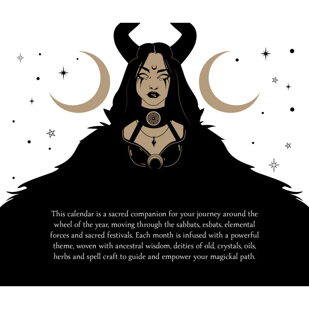 2027 Witch's Day-to-Day Magick Calendar by Flavia Kate Peters