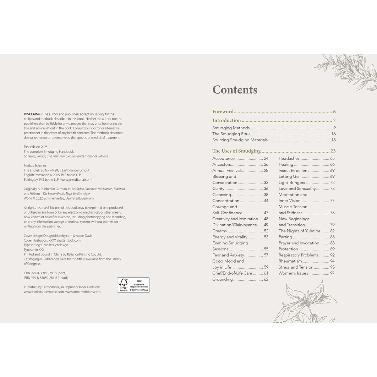 The Complete Smudging Handbook by Markus Schirner