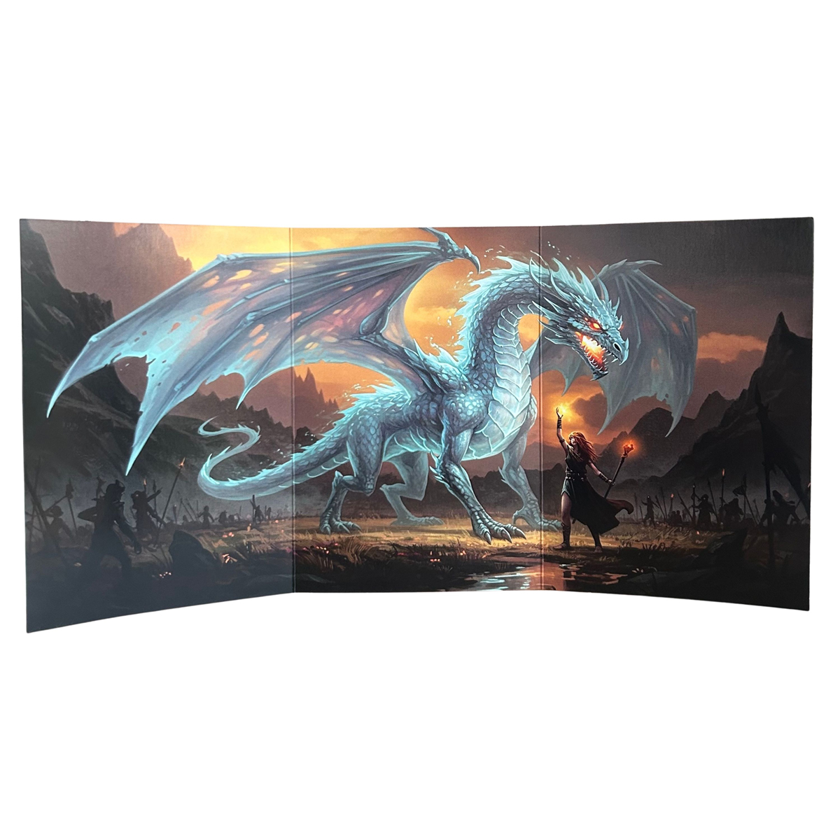 Dragon Tamer Trifold Greeting Card (Self-Sealing)
