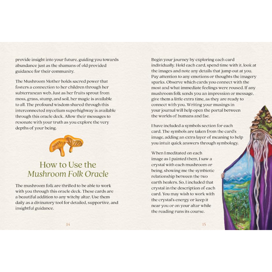 Mushroom Folk Oracle by Sharon McLeod