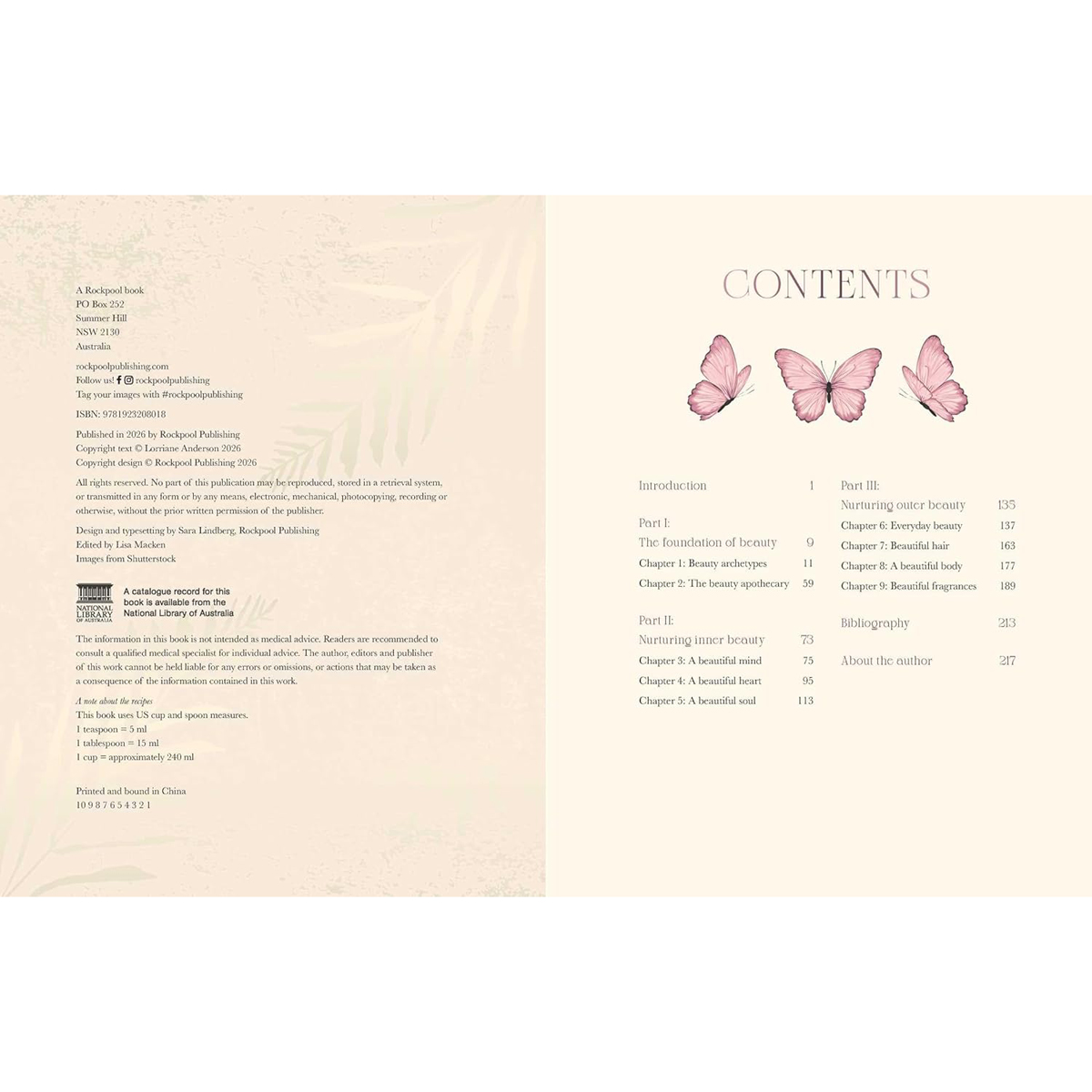 The Beauty Apothecary by Lorriane Anderson