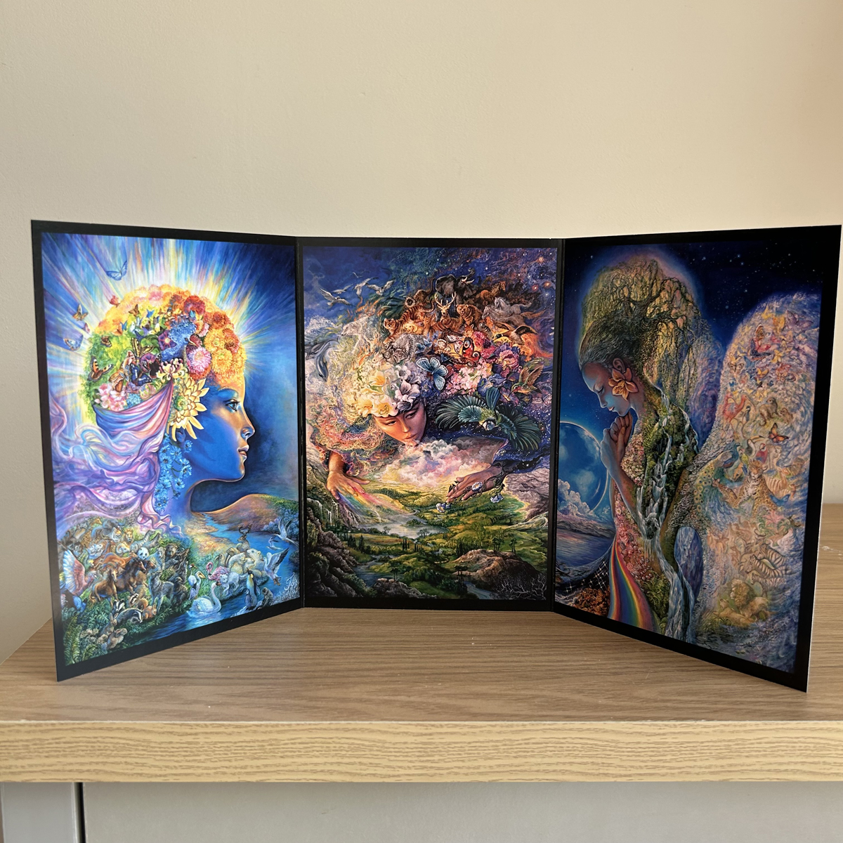 Gaia Triptych Greeting Card (Self-Sealing)
