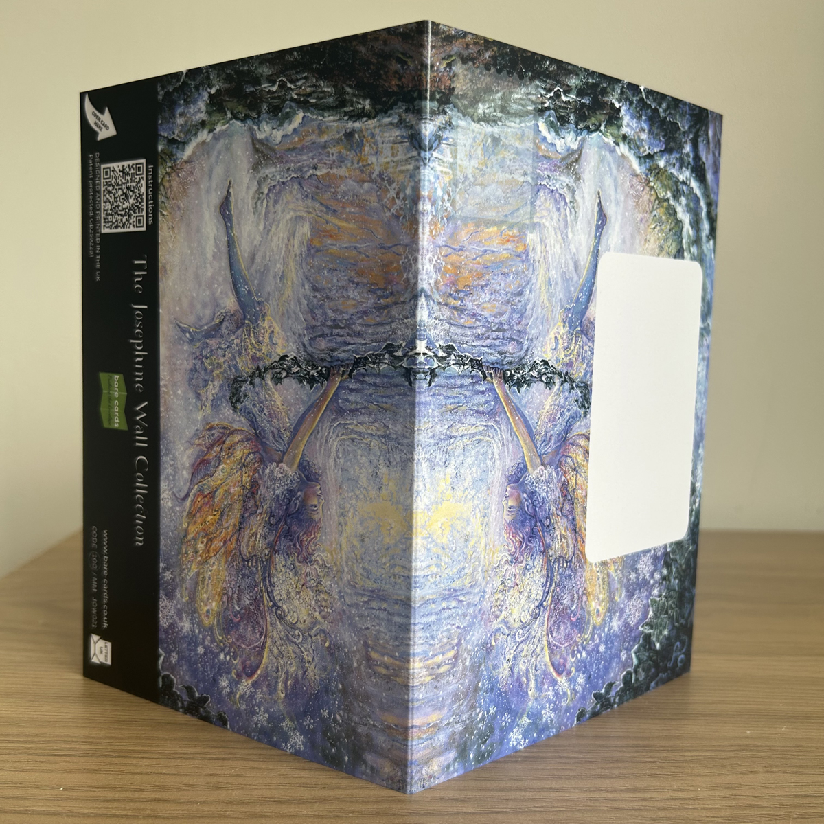 The Frost Fairy Triptych Greeting Card (Self-Sealing)
