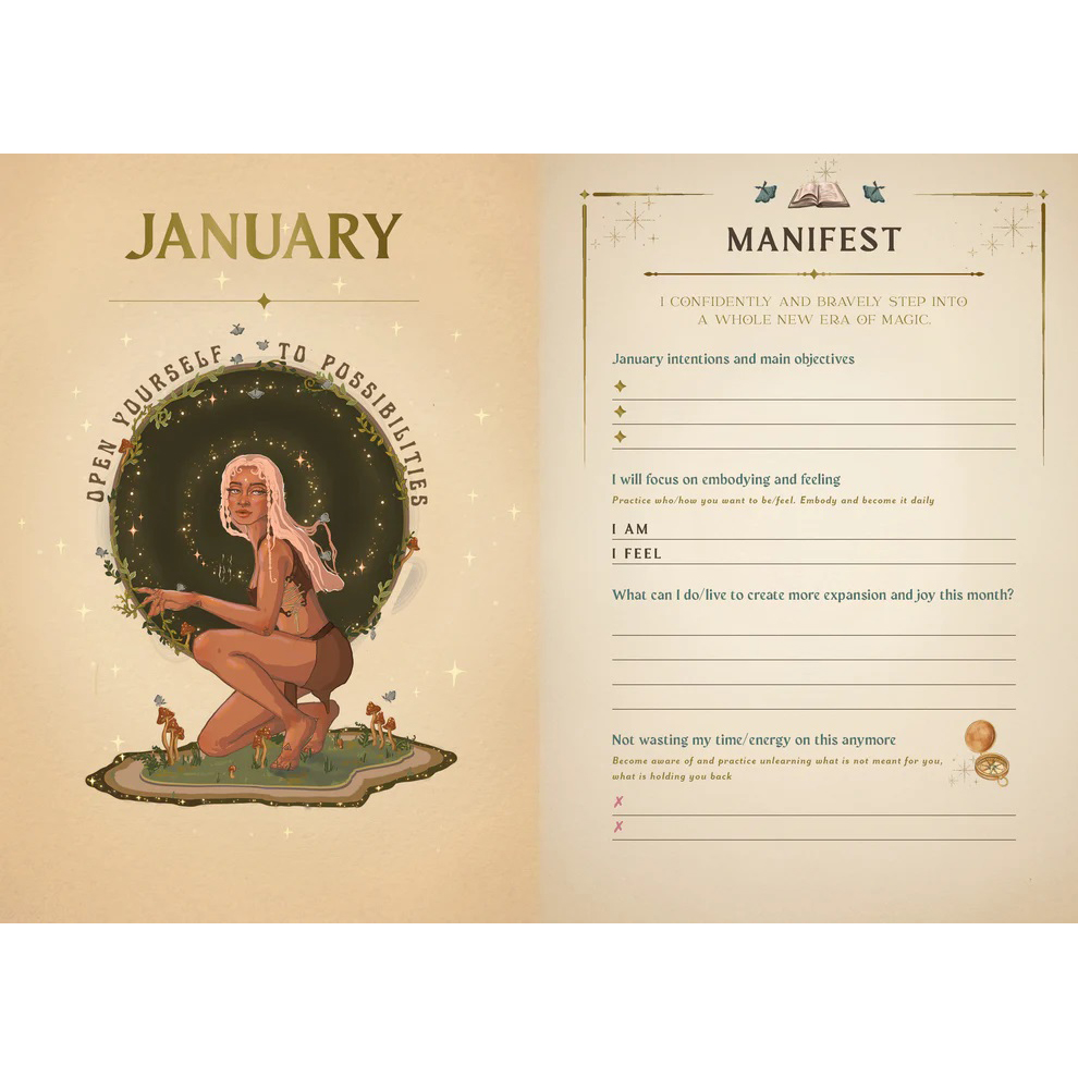 2027 Manifest Your Dreams Planner by Alexis Rakun
