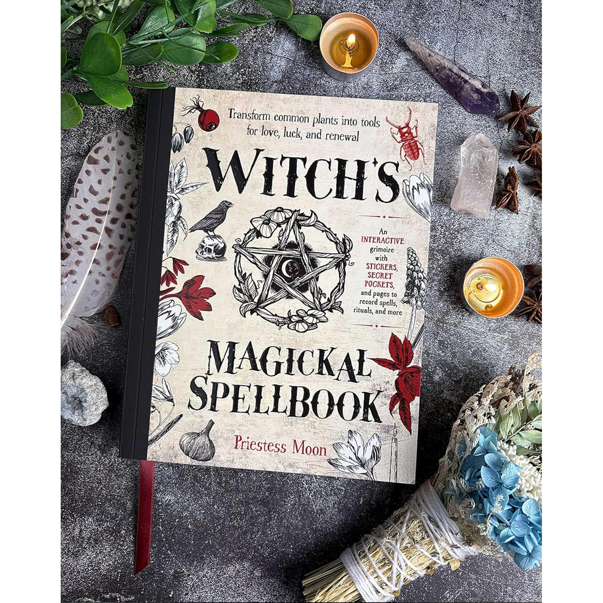 Witch's Magickal Spellbook by Priestess Moon