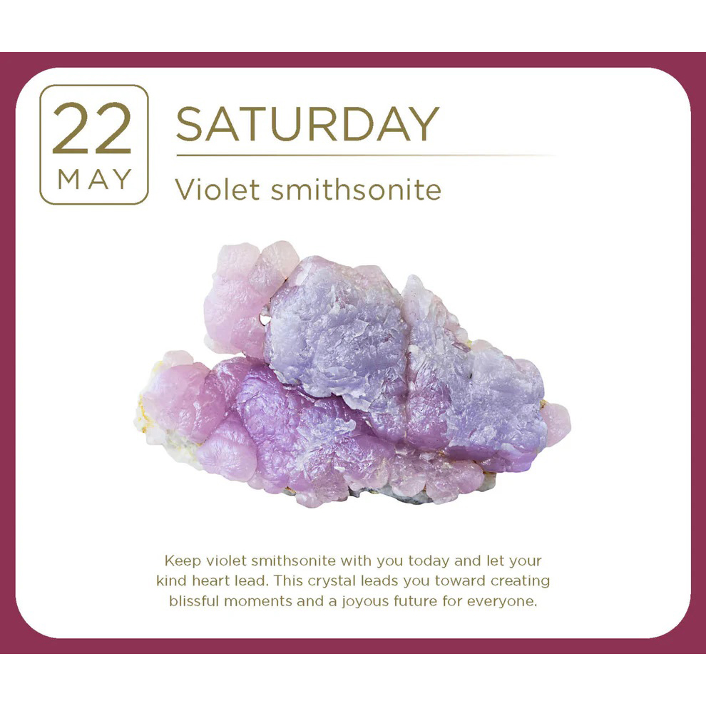 2027 Crystal Day-to-Day Calendar by Adam Barralet