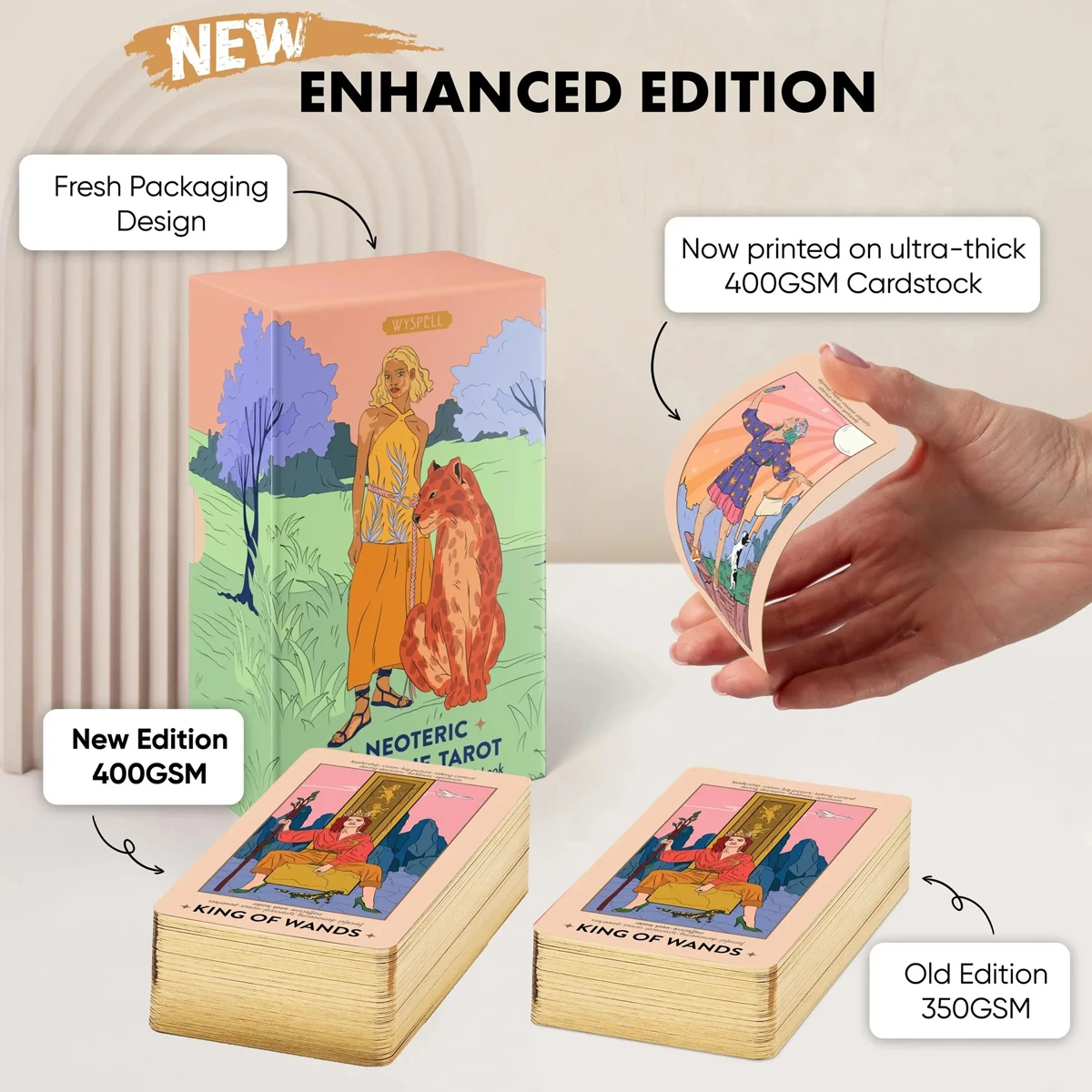 Wyspell Neoteric Feminine Tarot (Keyword Edition)