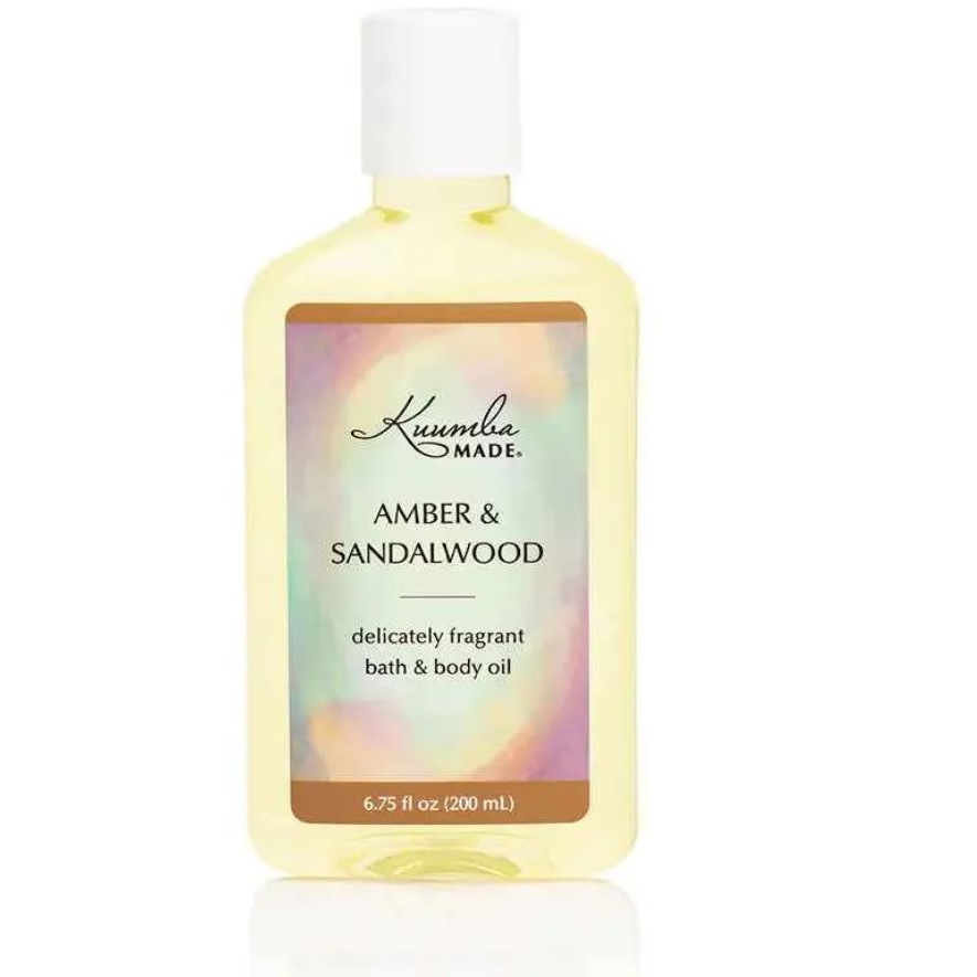 Amber & Sandalwood Bath & Body Oil (6fl oz)