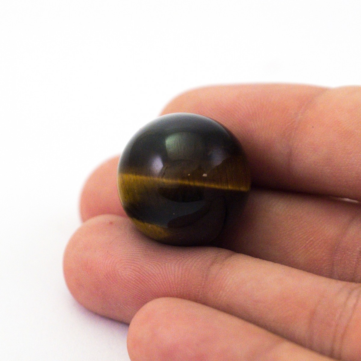 Mini Golden Tiger's Eye Crystal Sphere (20mm)