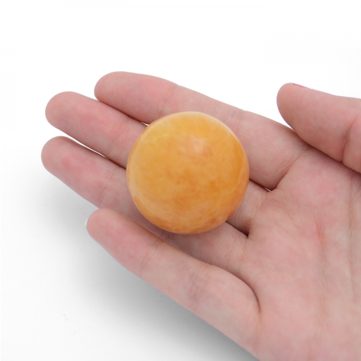 Orange Calcite Crystal Sphere (35mm)