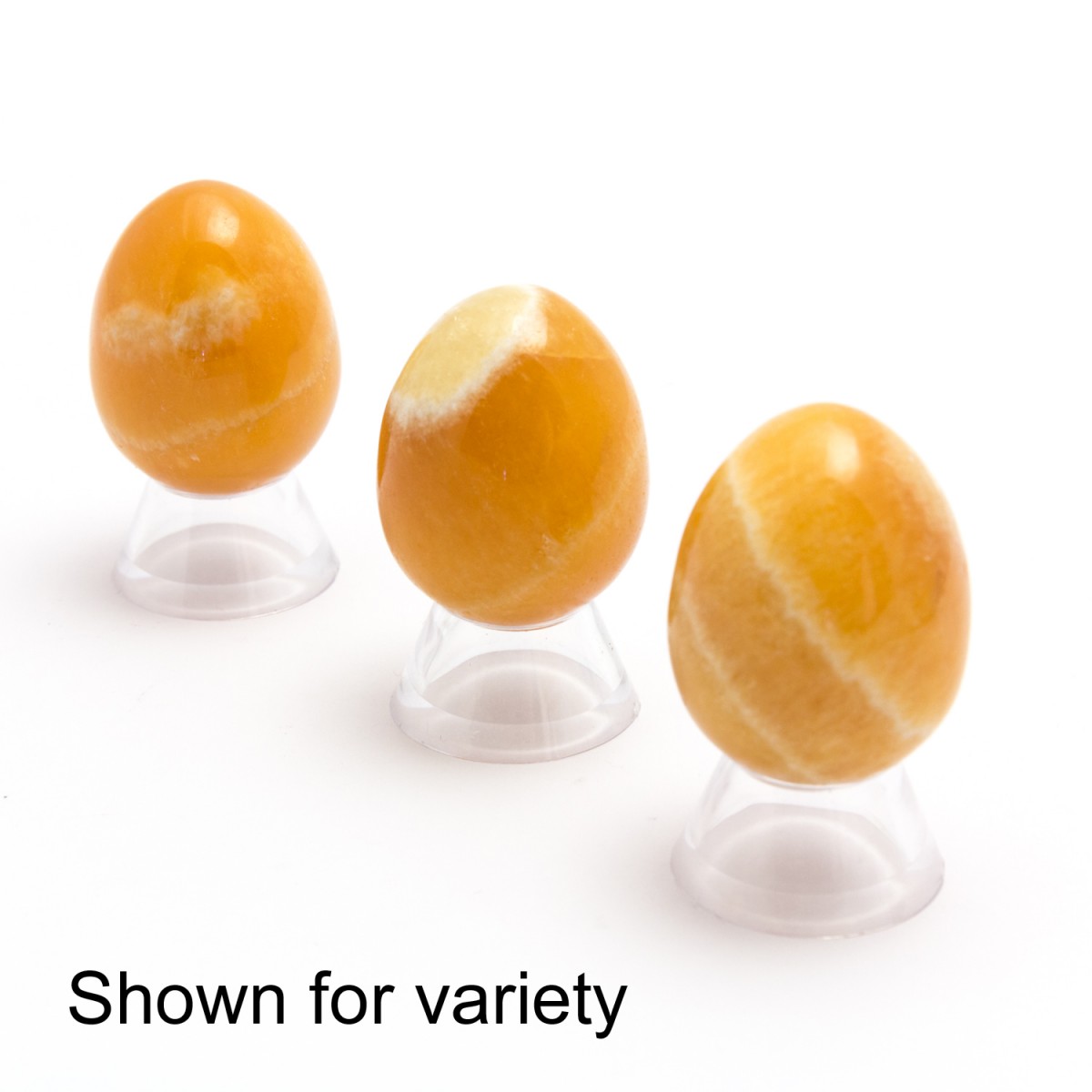 Orange Calcite Crystal Egg (45mm tall)