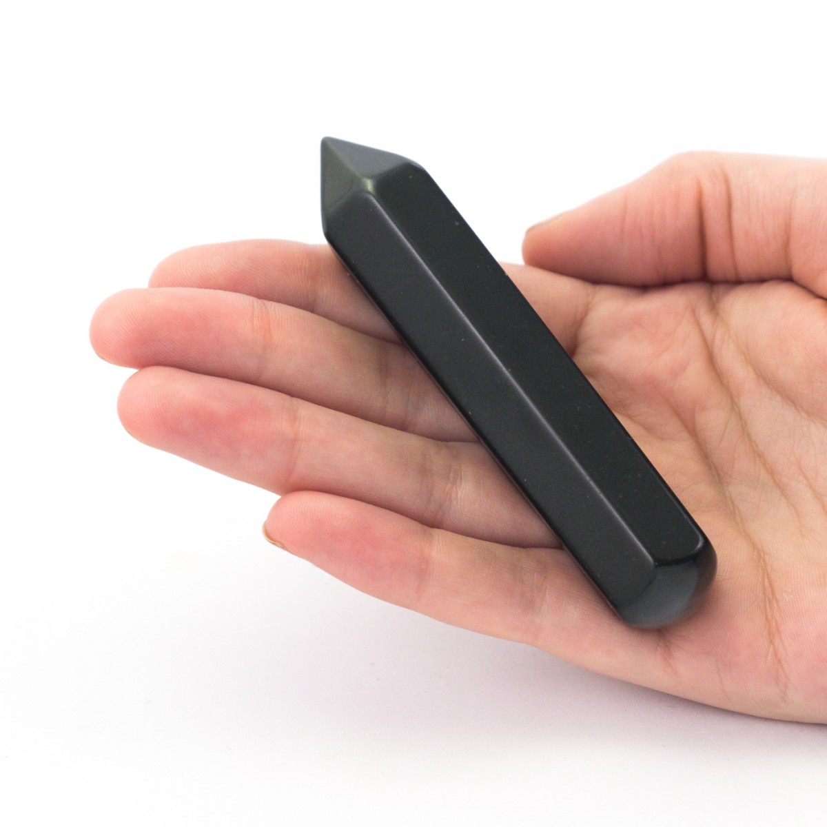 Black Jasper Crystal Massage Wand