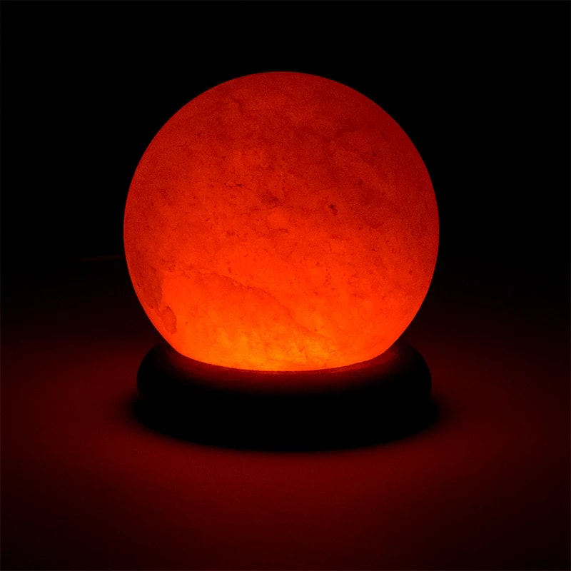 Mini Himalayan Salt Lamp Sphere (USB LED)
