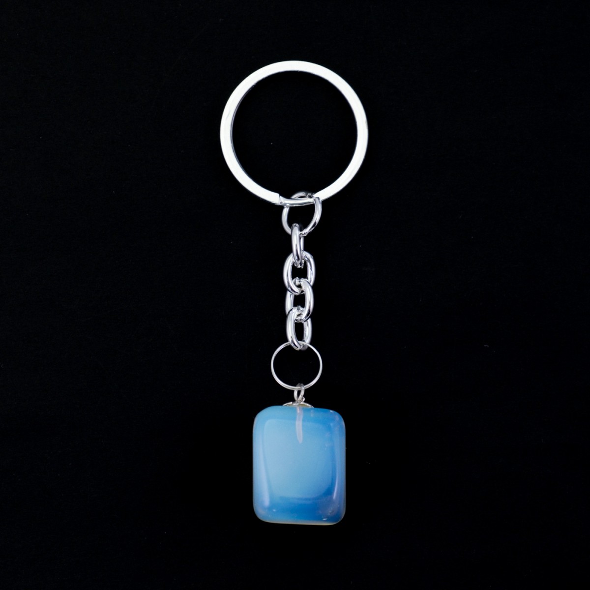 Opalite Tumblestone Keyring