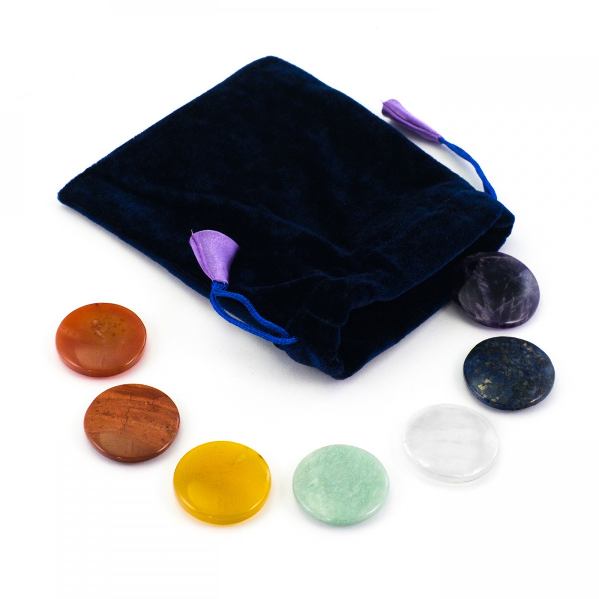 Crystal Chakra Disc Set (Set of 7)