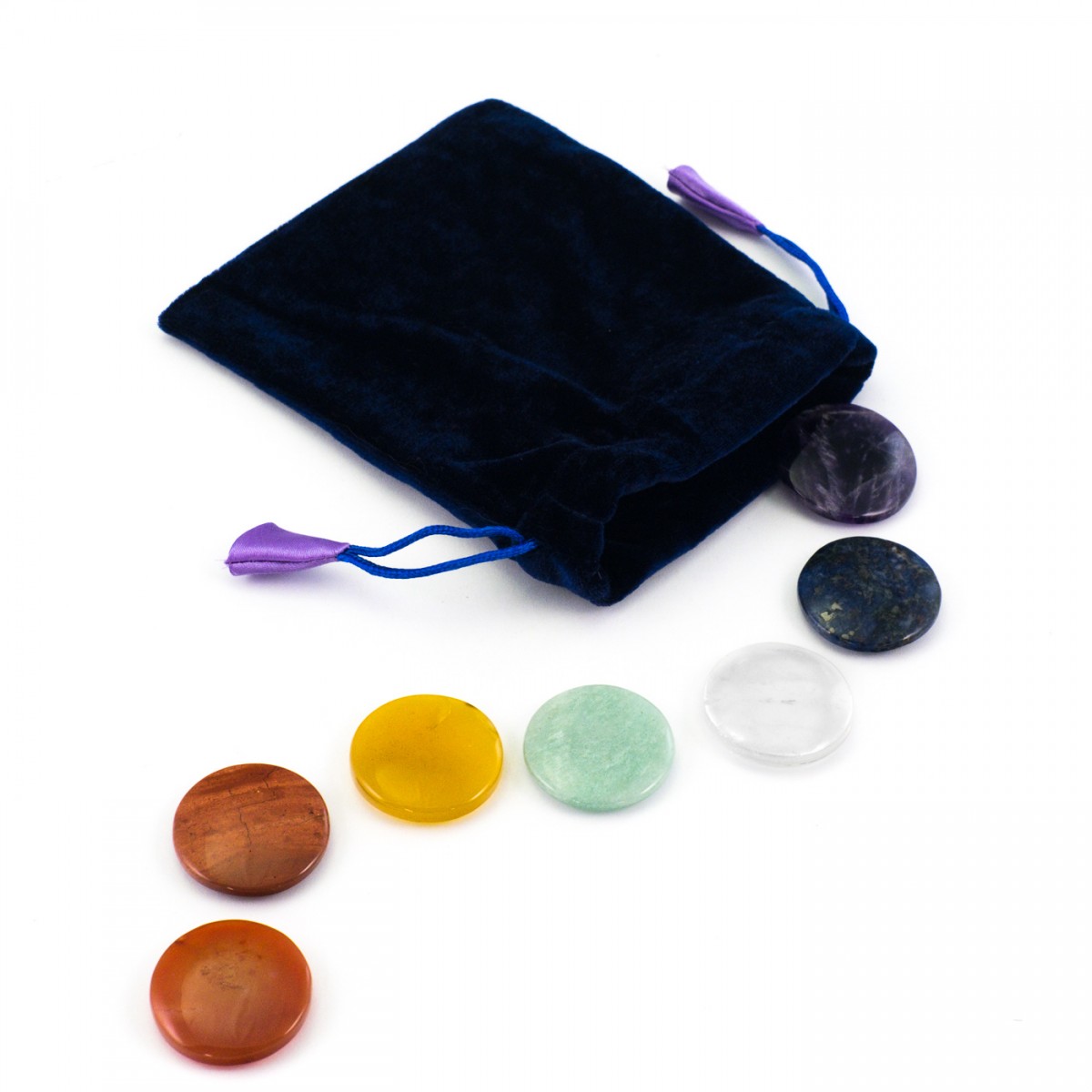 Crystal Chakra Disc Set (Set of 7)