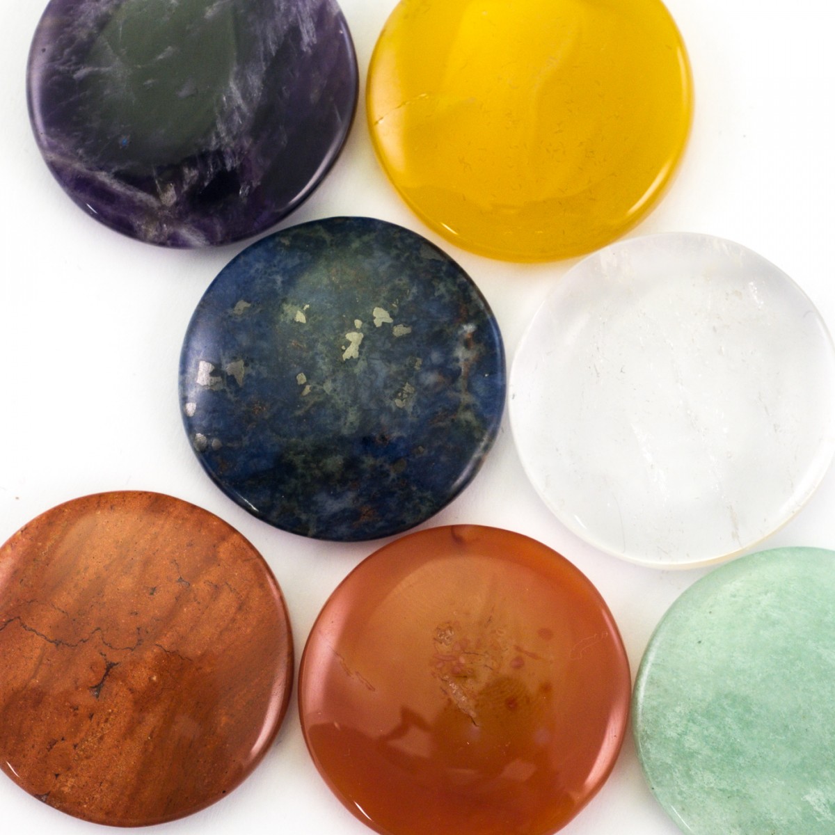Crystal Chakra Disc Set (Set of 7)