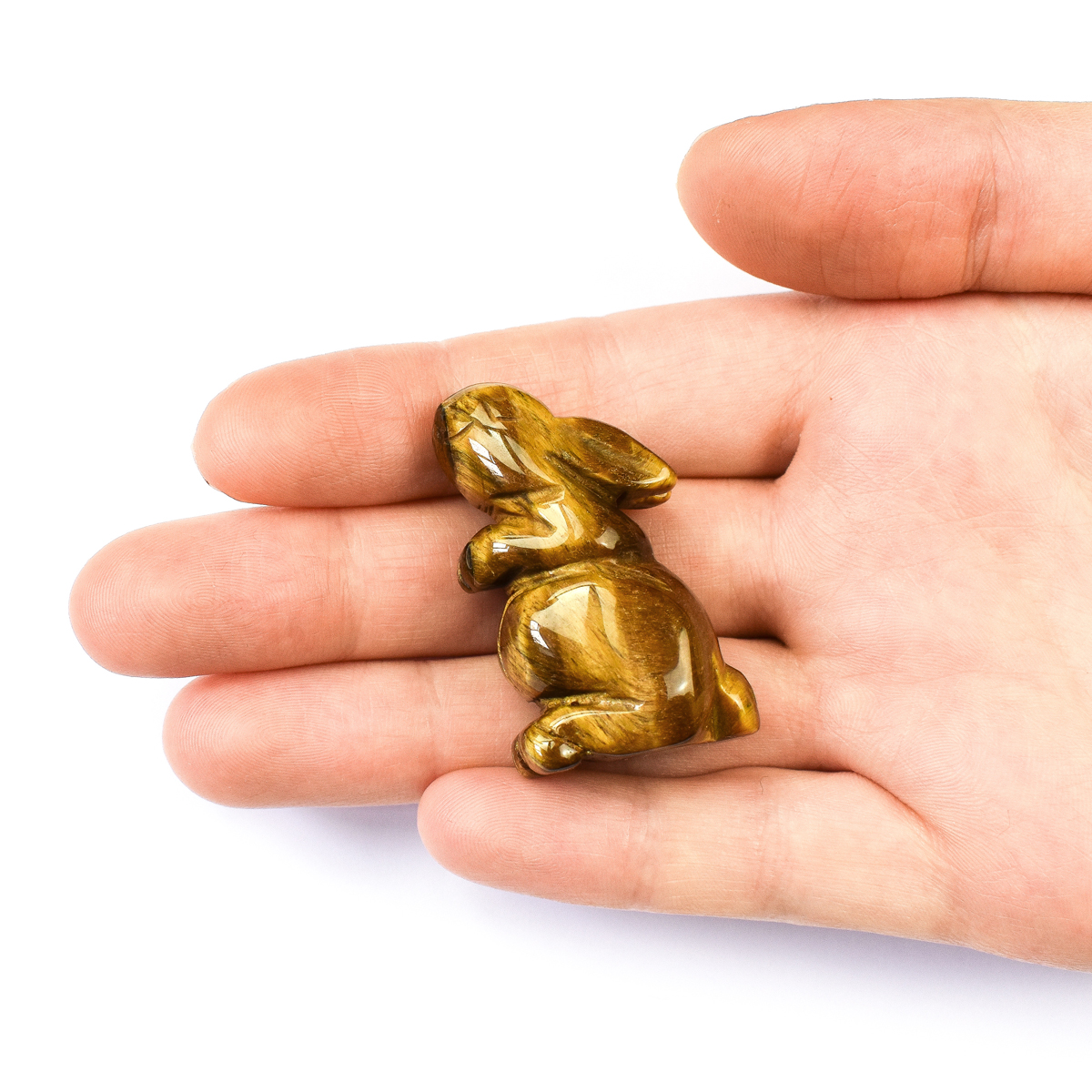 Golden Tigers Eye Crystal Rabbit