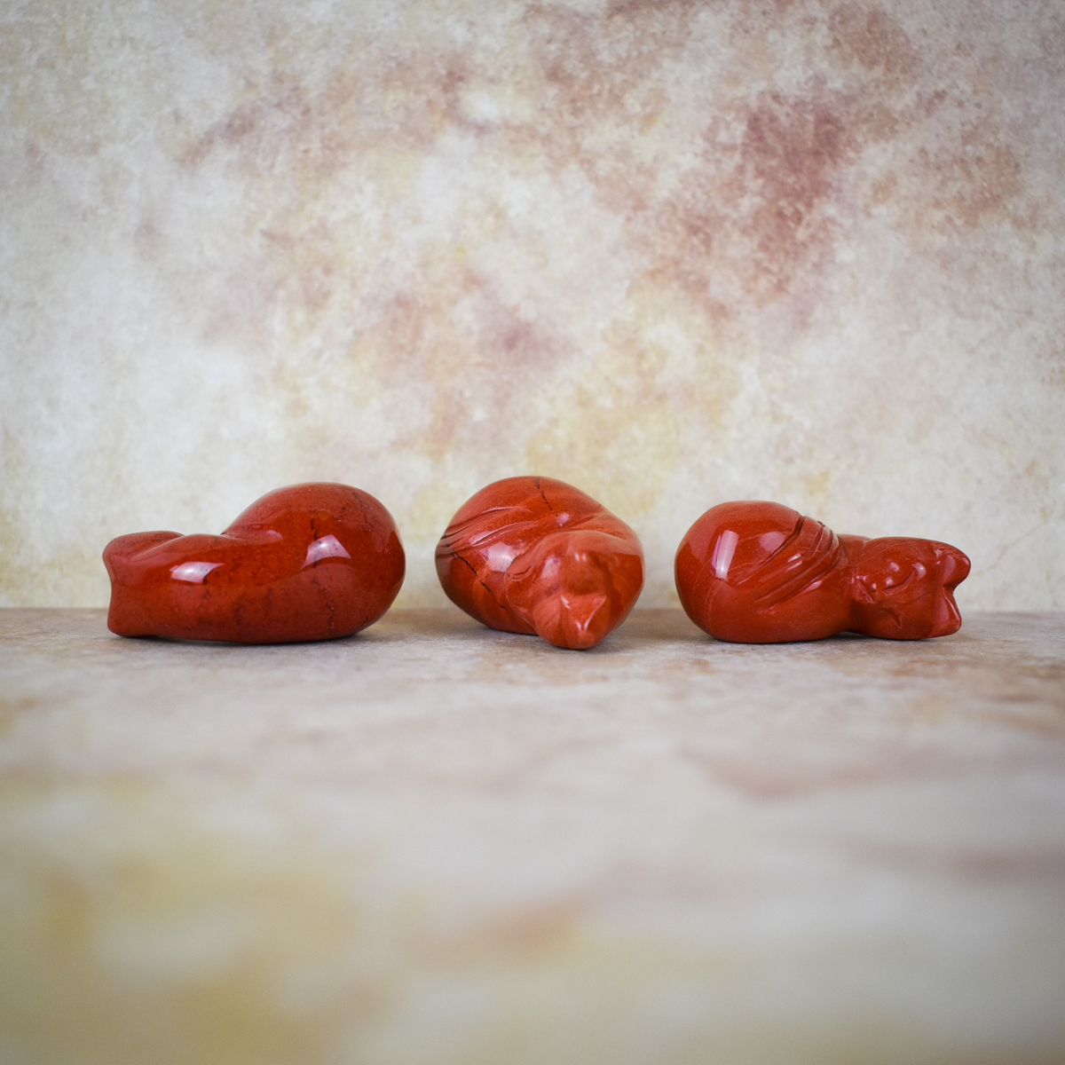 Red Jasper Crystal Cat