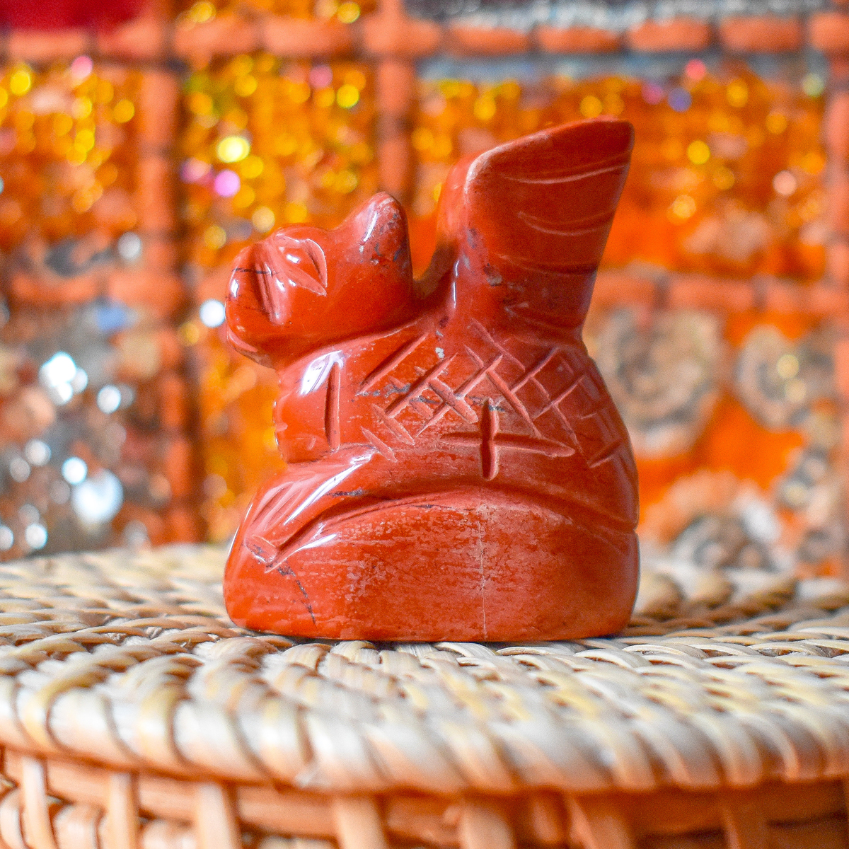 Red Jasper Crystal Dragon